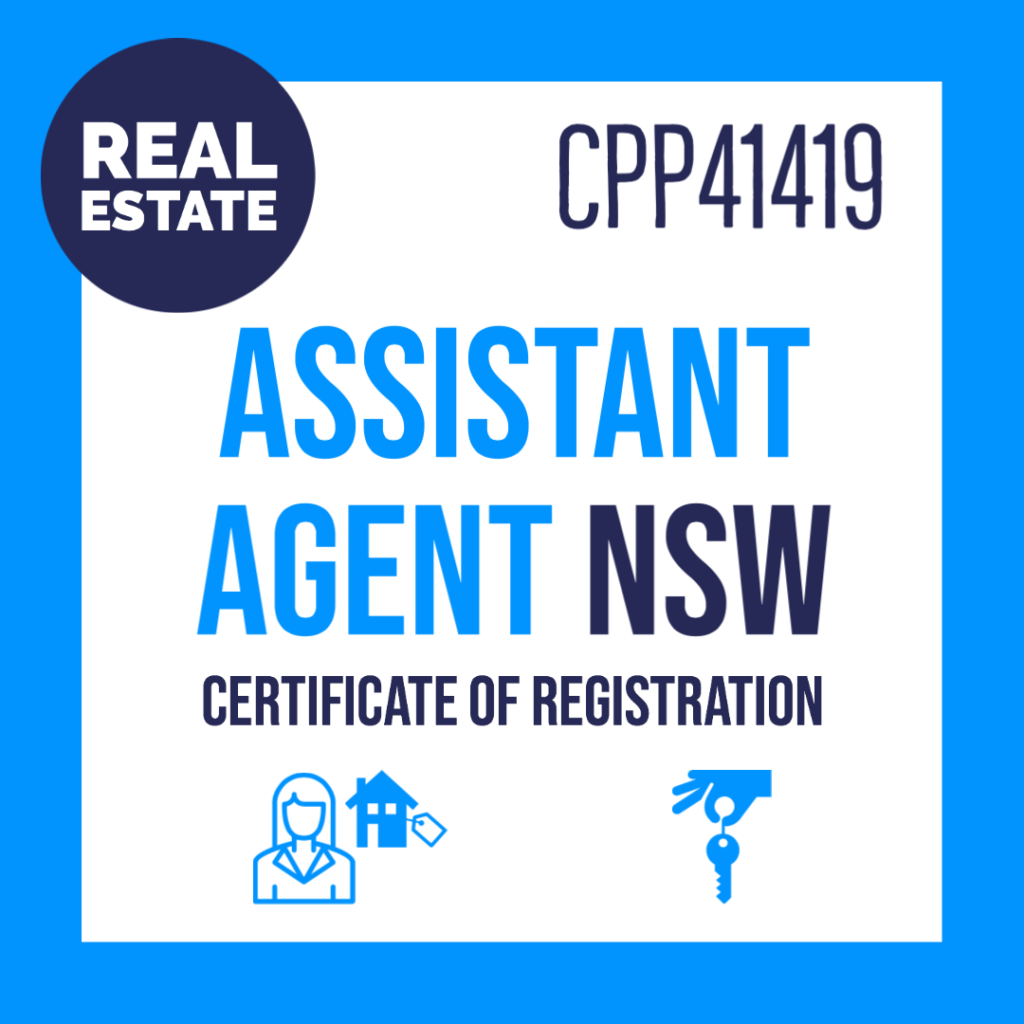 NSW　Certificate　Course　Assistant　Training　Registration　Agent　of　Online
