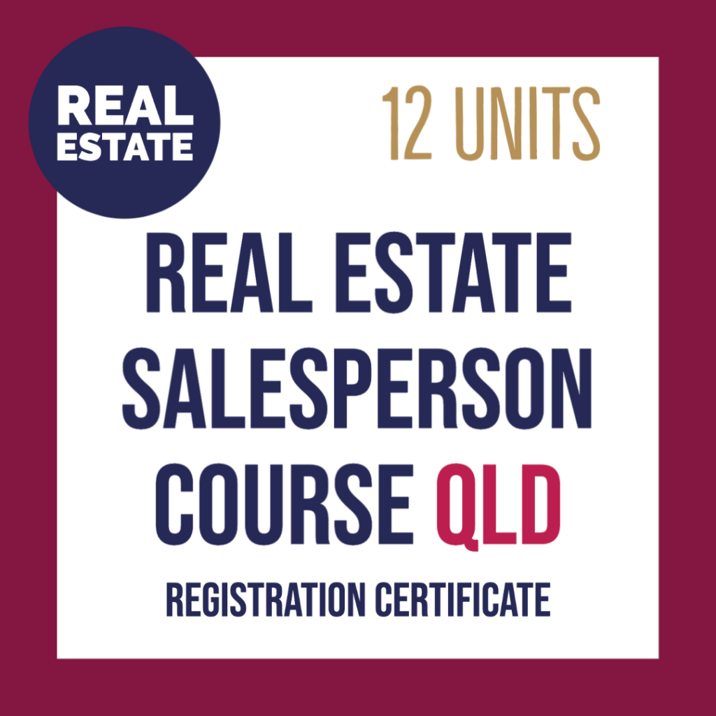 Real Estate Salesperson Course QLD – Registration Certificate