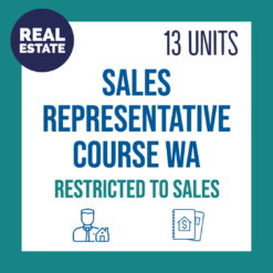 Sales Representative Course WA – Restricted to Sales