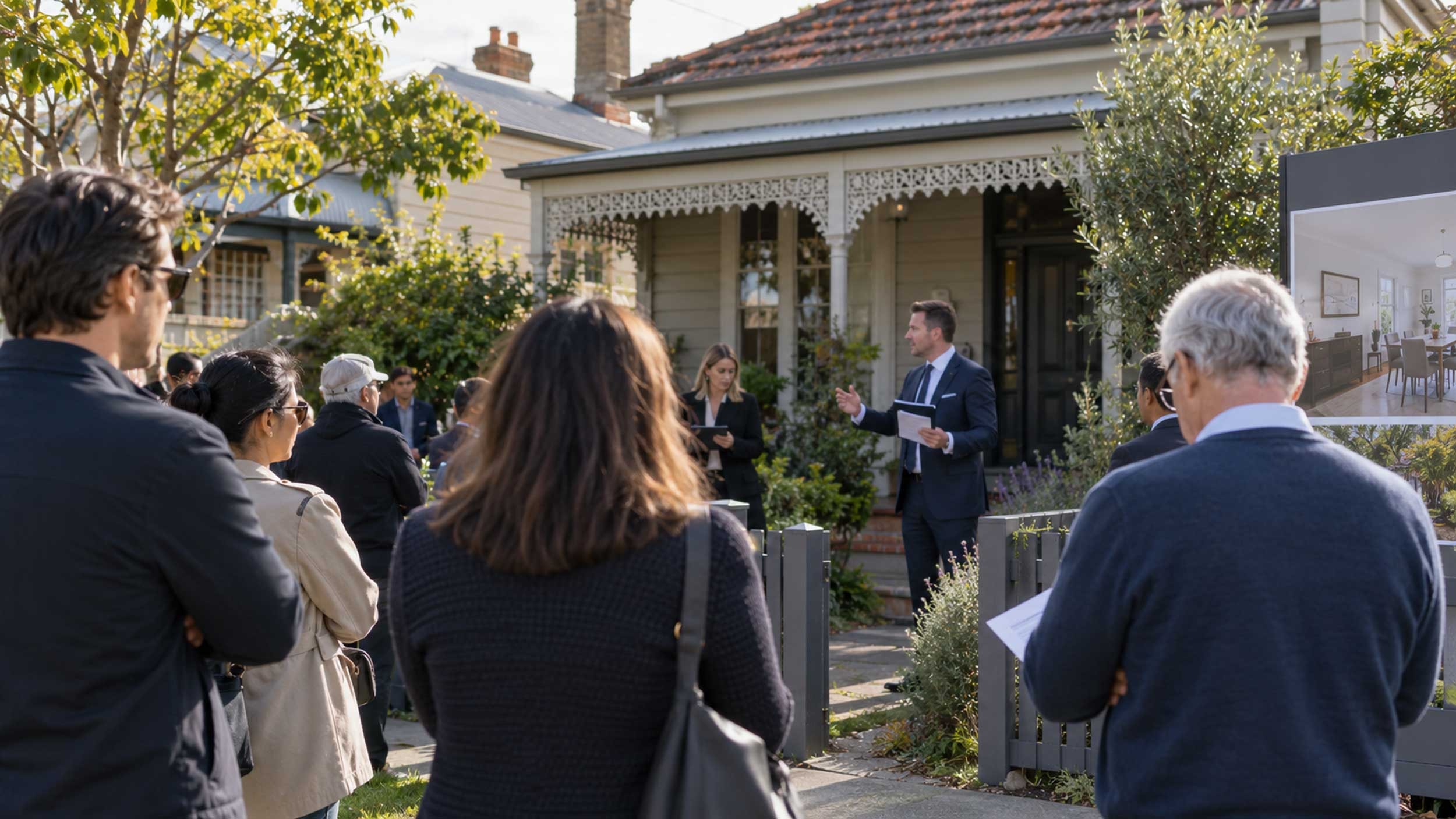 Residential property auction in Victoria illustrating the new seven-day reserve price disclosure requirements
